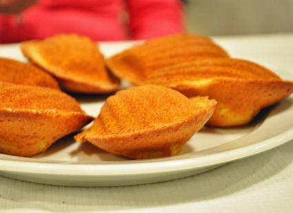 Madeleines citron-miel